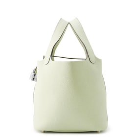Hermes Hermès Picotin Lock PM Handbag, Greeneve, Taurillon Clemence, B Stamp