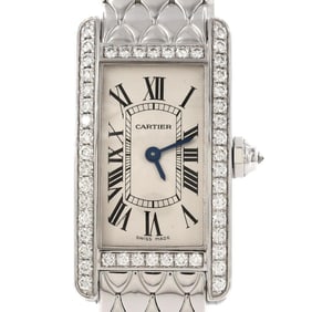 Cartier Tank Américaine SM WG D WB710009 Quartz Watch