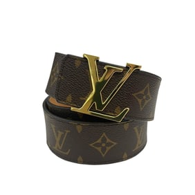LOUIS VUITTON Louis Vuitton Centurion LV Initial M9608 AC2109 Monogram Belt with Buckle, Men's