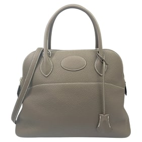 HERMES Bolide 31 Taurillon Etoupe Shoulder Bag/Handbag in Greige for Men and Women