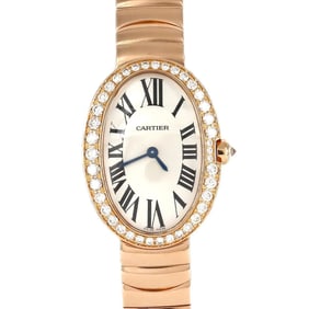 Cartier Baignoire SM PG D WB520002 PG/RG Quartz Watch