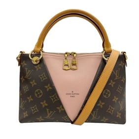 LOUIS VUITTON Louis Vuitton V Tote BB M43967 FL0159 Monogram Rose Ballerine Handbag Bag for Women