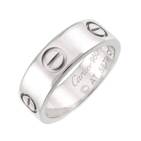Cartier Love #50 Ring, Platinum