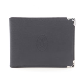 Cartier Must de bifold wallet, leather, women's, black