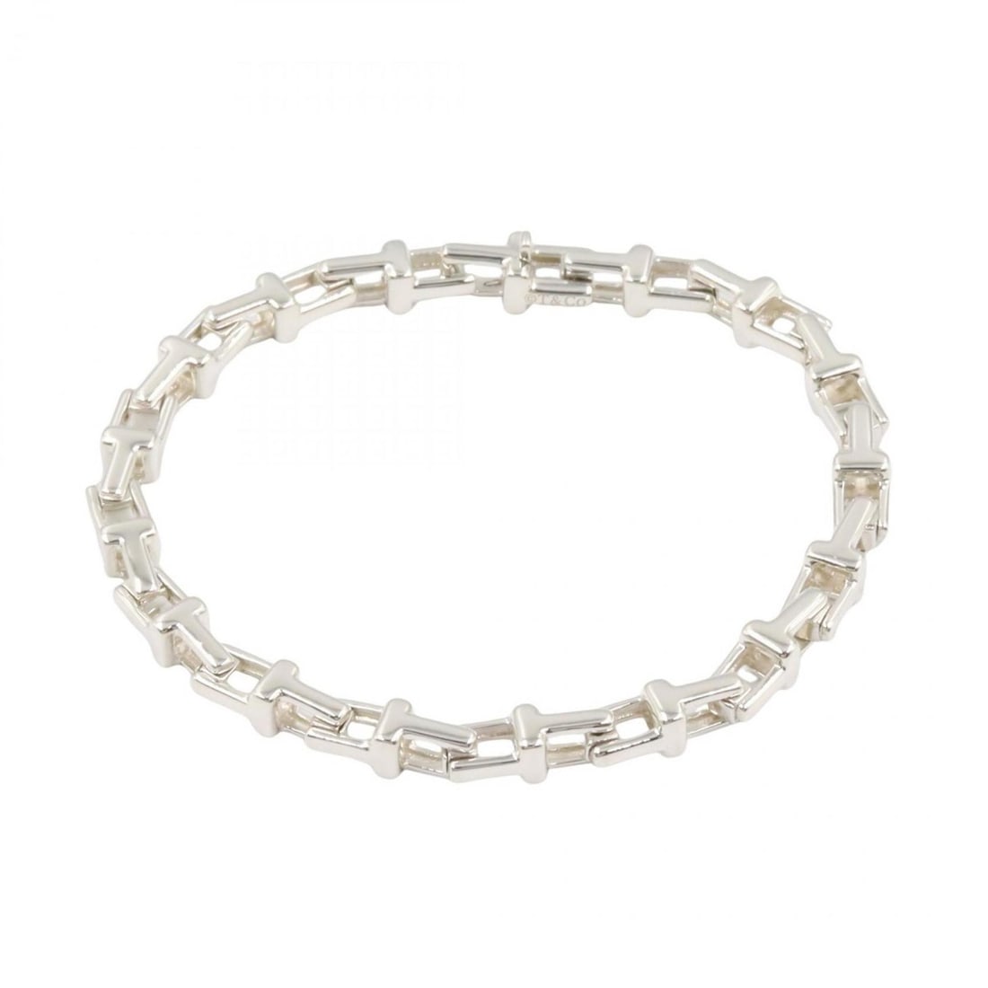 Tiffany & Co. T Narrow Chain Bracelet, 925 Sterling Silver, Men's and Women's, Silver: --- Catalog ---Category: SizeLength: 15.5cm / 6.1''Category: DesignType: Charm braceletColor: SilverGender: Men,WomenMaterial: Silver 925Category: GeneralBrand: Tiffany--- Item List ---Section: Condit