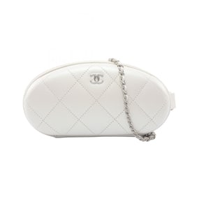 CHANEL Matelasse Leather Accessory for Women in White