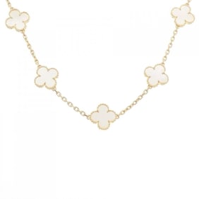 Van Cleef & Arpels Vintage Alhambra 10 Motif Necklace