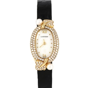 Cartier Mini Baignoire YG 3D WB506851 Quartz Watch