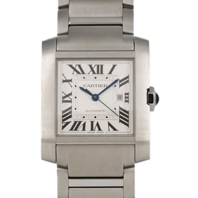 Cartier Tank Française LM WSTA0067 Stainless Steel Automatic Watch