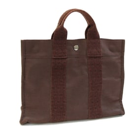 Hermès Air Line Tote PM Handbag, Brown Canvas Hand Tote, Men's and Women's HERMES