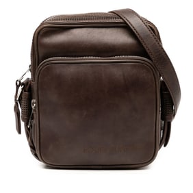 Louis Vuitton Cuir Bequia Trotter MM Crossbody Shoulder Bag M95320 Brown Leather Women's LOUIS