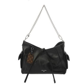 LOUIS VUITTON Carryall Cargo Vibe PM Noir M24861 Women's Leather Shoulder Bag, A Rank, Pre-owned,