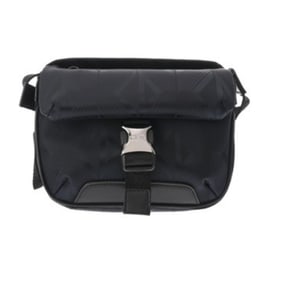 CHRISTIAN DIOR CD Diamond Black 21-BO-0292 Men's Nylon Shoulder Bag, A Rank, Pre-owned, Ginzo