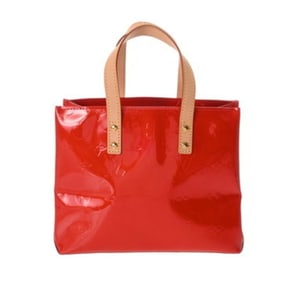 LOUIS VUITTON Monogram Vernis Lead PM Rouge M91088 Women's Handbag, AB Rank, Pre-owned, Ginzo