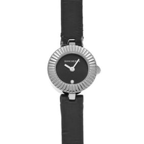 Boucheron Majorie 100-4340 Black Women's Quartz Watch, Pre-owned, Ginzo
