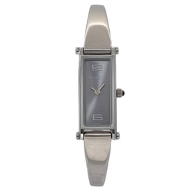 Gucci 1500L Bangle Watch YA015532 Women's Grey Quartz