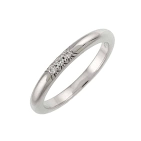 Tiffany & Co. Forever 5 Diamond Ring, 2mm Wide, Platinum