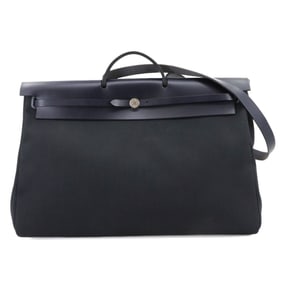 Hermes Hermès Her Bag Zip Retourne Cabin 50 2-way hand/shoulder bag in Toile Militaire, Vache