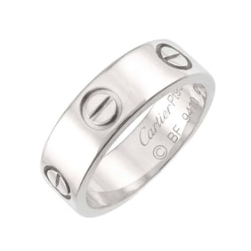 Cartier Love #51 Ring, Platinum