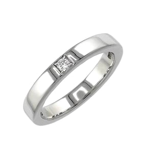 BVLGARI Marry Me Ring, size 10, with 1 diamond and platinum accents