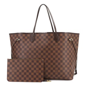 Louis Vuitton Damier Neverfull GM Tote Bag, Ebene Cerise, N41357, Gold Hardware