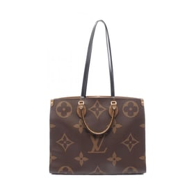 Louis Vuitton On the Go GM Monogram Giant Reverse Shoulder Bag, Coated Canvas and Leather, Women's,