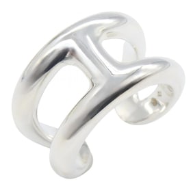 Hermes Hermès Osmos PM Ring, 925 Sterling Silver, Men's and Women's
