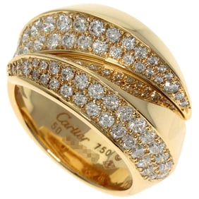 Cartier Panthère Griffe Diamond #50 Ring in 18K Yellow Gold for Women