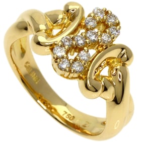 Celine Diamond Ring in 18K Yellow Gold for Women