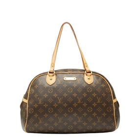 Louis Vuitton Monogram Montorgueil PM Handbag M95565 Brown Leather Women's LOUIS VUITTON