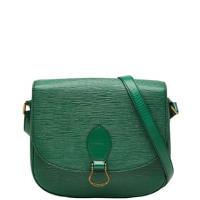 Louis Vuitton Epi Saint-Cloud Shoulder Bag M52194 Borneo Green Leather Women's LOUIS VUITTON