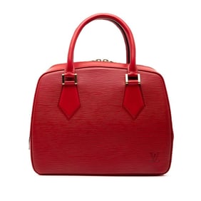 Louis Vuitton Epi Sablon Handbag M52047 Castilian Red Leather Women's LOUIS VUITTON