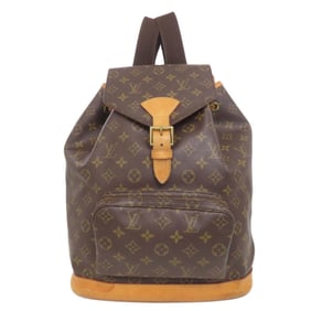 Louis Vuitton M51135 Montsouris GM Backpack/Daypack Monogram Canvas Women's LOUIS VUITTON