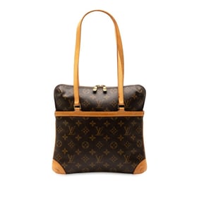 Louis Vuitton Monogram Cousin GM Tote Bag, One-Shoulder M51141, Brown Leather, Women's, LOUIS