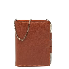 Hermès Agenda PM Planner Cover, Brown/Orange, Vache Liegé, Women's, HERMES