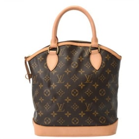 LOUIS VUITTON Louis Vuitton Monogram Lockit Brown M40102 Women's Canvas Handbag, AB Rank, Pre-owned,