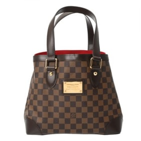 LOUIS VUITTON Damier Hampstead PM Brown N51205 Women's Canvas Handbag, A-Rank, Pre-Owned, Ginzo