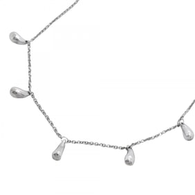 Tiffany teardrop necklace, 5-strand, sterling silver, for women