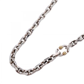 Tiffany Necklace Makers 18KYG Yellow Gold and Silver 925 for Men Women