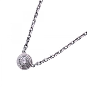 Cartier Amour XS Necklace, 1PD, 18K White Gold with Diamonds, Women's