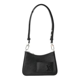 LOUIS VUITTON Epi Mallerini Black M20998 Women's Leather Shoulder Bag, Rank A, Pre-owned, Ginzo