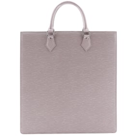 Louis Vuitton Sac Plat handbag tote bag M5207B Epi leather lilac light purple A4 size open unisex