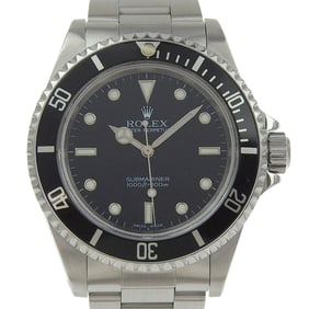 Rolex Submariner Men's Watch, Caliber 3130, 14060M, Stainless Steel, 2001, Silver, Automatic, Analog
