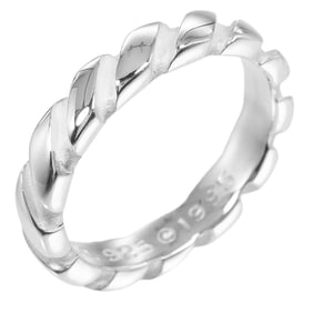 Tiffany & Co. Twist Vintage Ring, Size 10, Sterling Silver, Approx. 3.1g, Women's