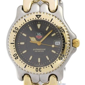 TAG HEUER Sel Professional 200M Gold Plated Steel Watch WG1120 Polished