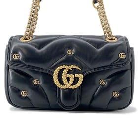 Gucci GG Marmont quilted leather chain shoulder bag 443497 GUCCI