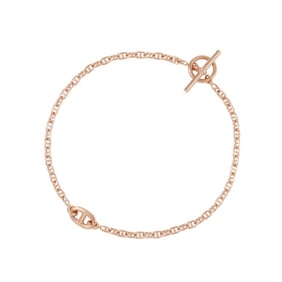 Hermes Chaine d'Ancre New Farandole Bracelet, 18K Gold, Size LG