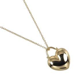 Tiffany & Co. Heart Necklace, 18K Yellow Gold, Approx. 5.4g