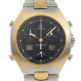 OMEGA Seamaster Polaris Digital-Analog Watch, Cal. 1670, 2493.50, Titanium and Yellow Gold, 1993,