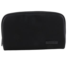 CHANEL Mademoiselle Pouch, Novelty, Nylon, Black, Zipper, Mademoiselle, Women's